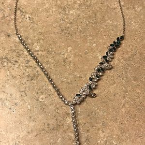 NWOT Swarovski emerald necklace